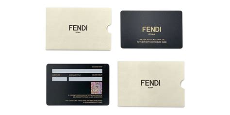 fake fendi|fendi authenticity card.